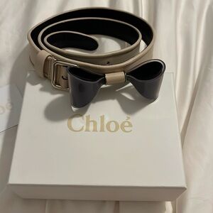 Chloe belt bow